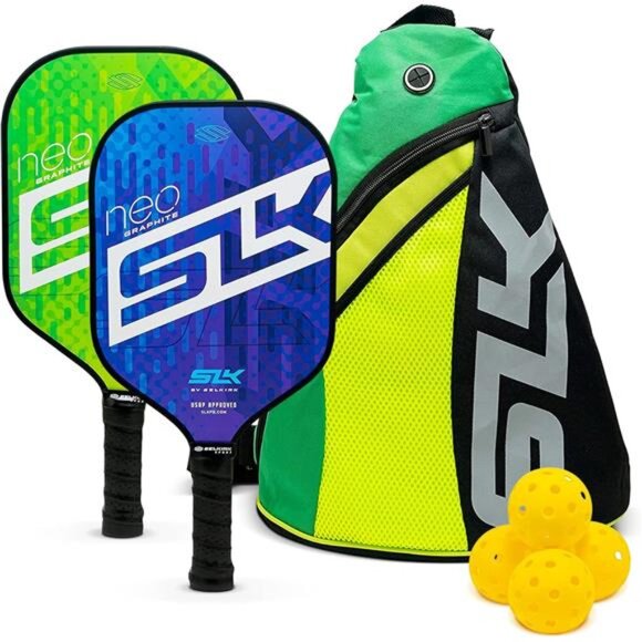 Pickleball PaddlesFeaturing a Multilayer Fiberglass and Graphite Pickleball